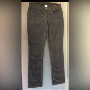 EUC J. Crew City Fit Corduroy Jeans Dark Grey Size 28R
